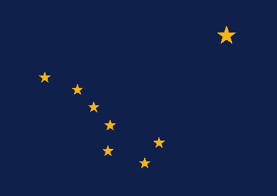 Flagge von Alaska - Original