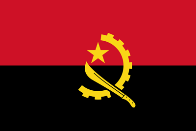Flagge Angolas - Original