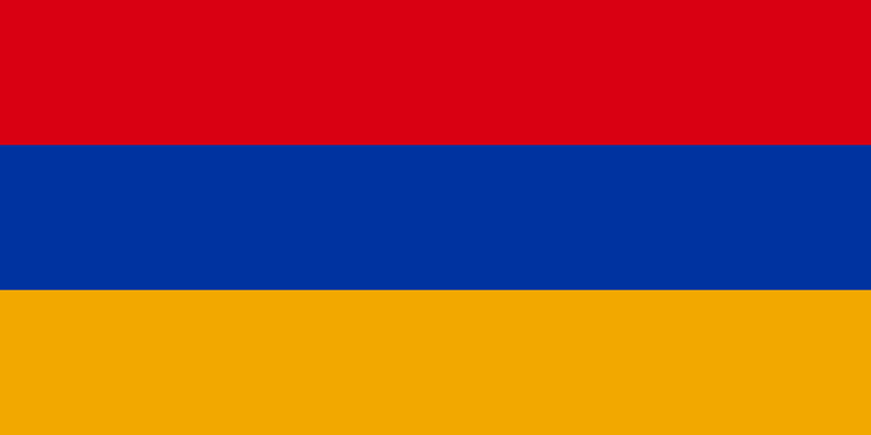 Set complet drapeau Arménie