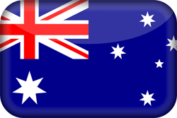Flagge von Australien - 3D