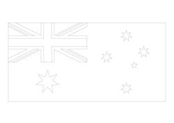 Vlag van Australië - A4