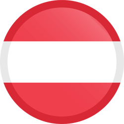Flag of Austria - Button Round