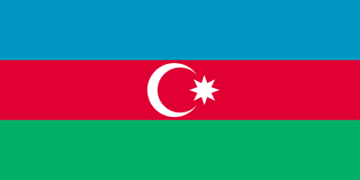 Vlag van Azerbeidzjan - Origineel