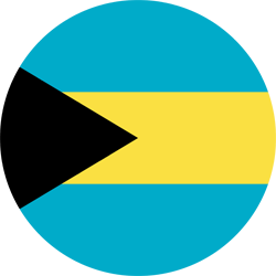 Vlag van de Bahama's - Rond
