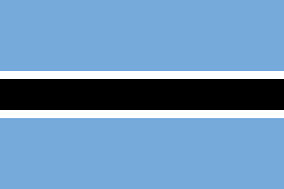 Vlag van Botswana - Origineel