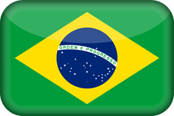 Vlag van Brazilië - 3D