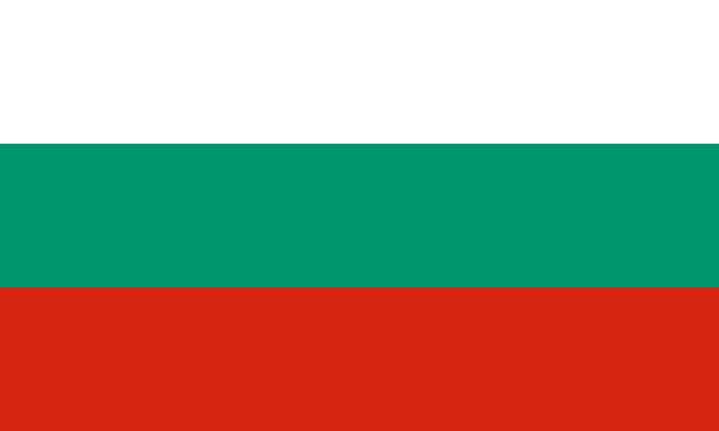 Bulgarien Flagge Paket