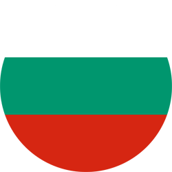 Drapeau de la Bulgarie - Rond