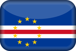 Vlag van Kaapverdië - 3D