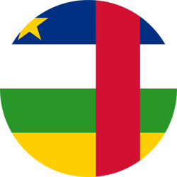 Flag of Central-African Republic, the - Round