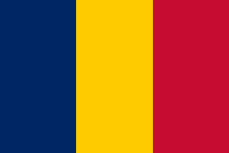 Tschad Flagge Paket