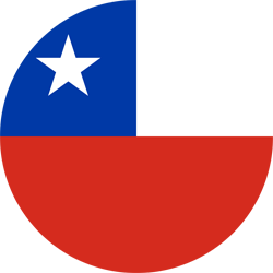 Vlag van Chili - Rond