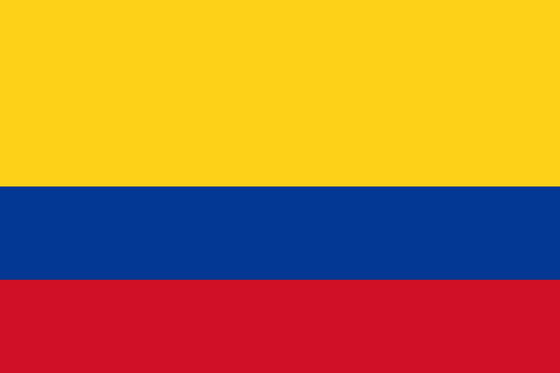Set complet drapeau Colombie