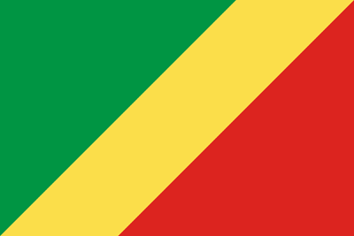 Flagge des Kongo-Kinshasa - Flag von Zaire - Flagge der Demokratischen Republik Kongo - Original