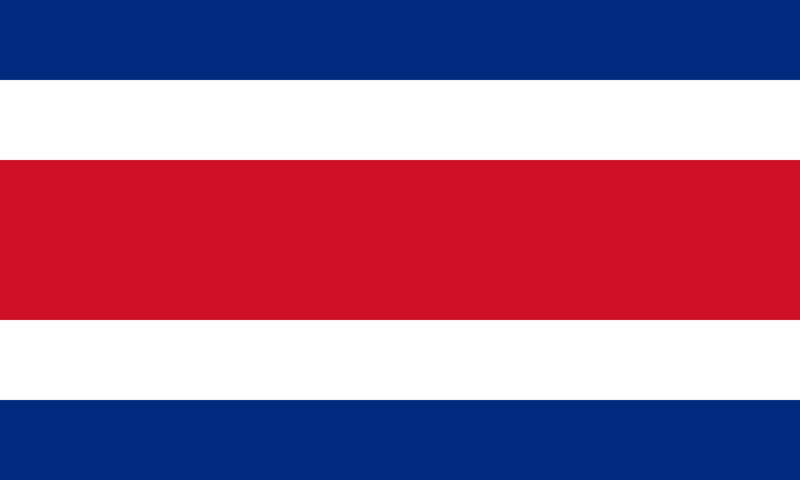 Costa Rica Flagge Paket