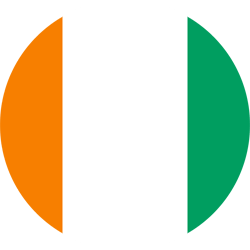 Vlag van Ivoorkust - Rond