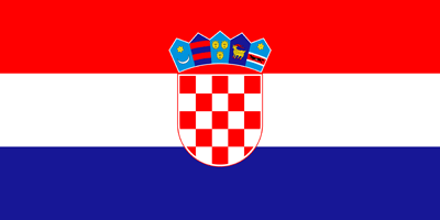Flagge Kroatiens - Original