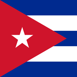 Drapeau de Cuba - Carré