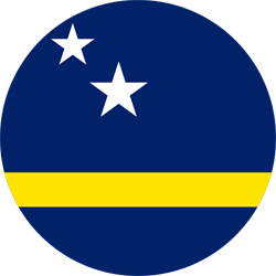 Flag of Curacao - Round