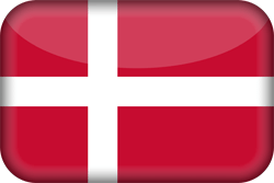 Vlag van Denemarken - 3D