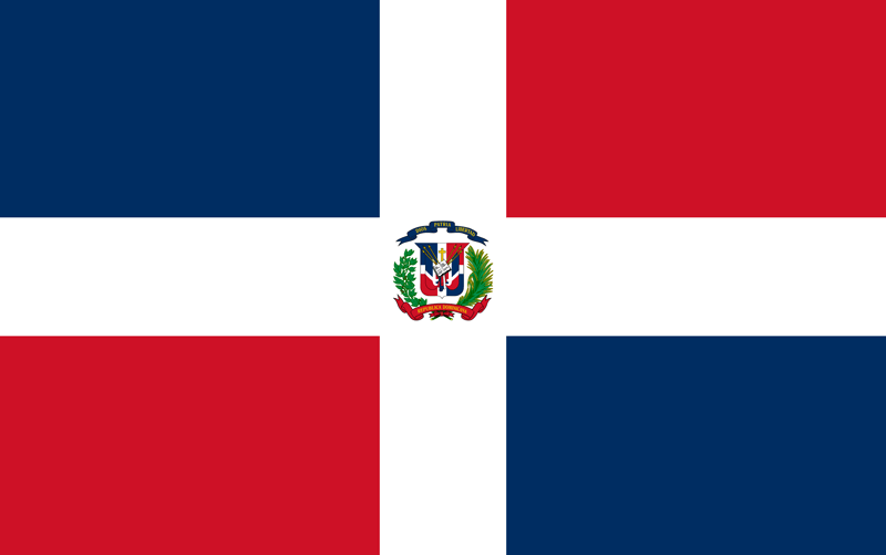 The Dominican Republic flag package