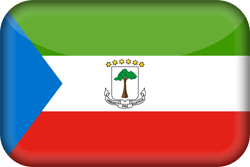 Flagge von Äquatorial-Guinea - 3D