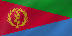 Vlag van Eritrea - Golf