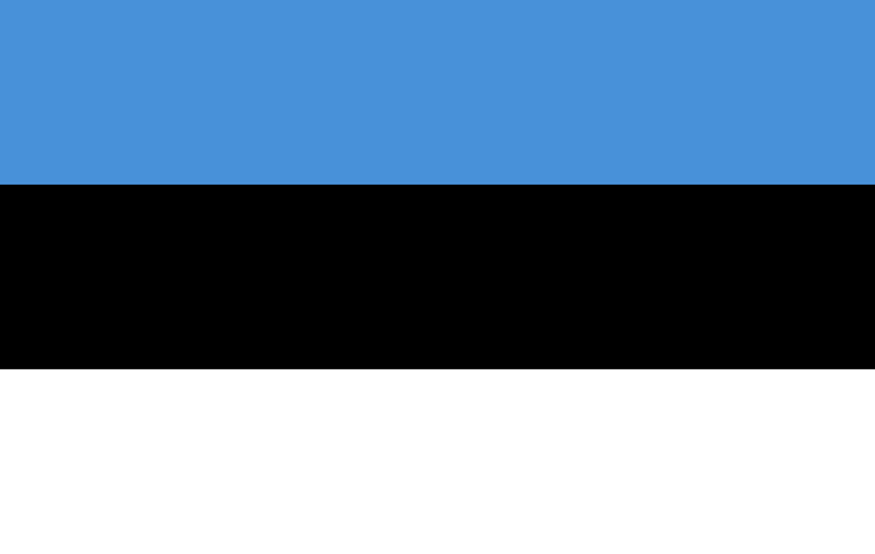 Estland Flagge Paket