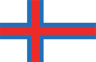 Flagge der Färöer-Inseln - Original