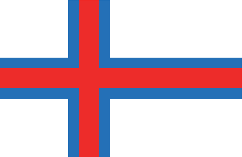 Set complet drapeau les îles Féroé