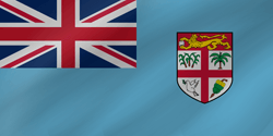 Flagge von Fidschi - Welle