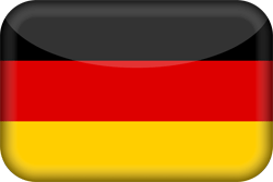 Vlag van Duitsland - 3D