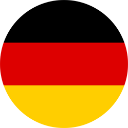 Drapeau de l'Allemagne - Rond