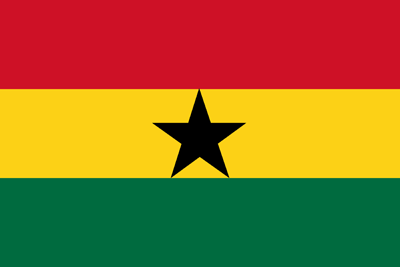 Flagge von Ghana - Original