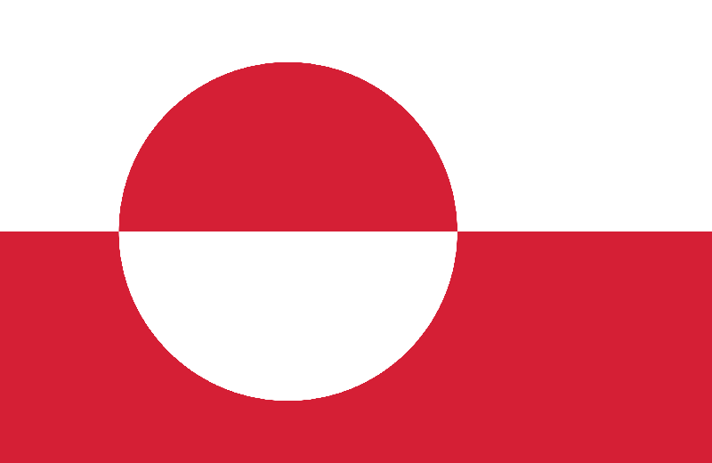 Set complet drapeau Groenland