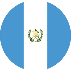 Vlag van Guatemala - Rond