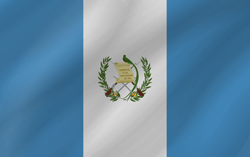 Flagge von Guatemala - Welle