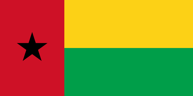 Set complet drapeau Guinea-Bissau
