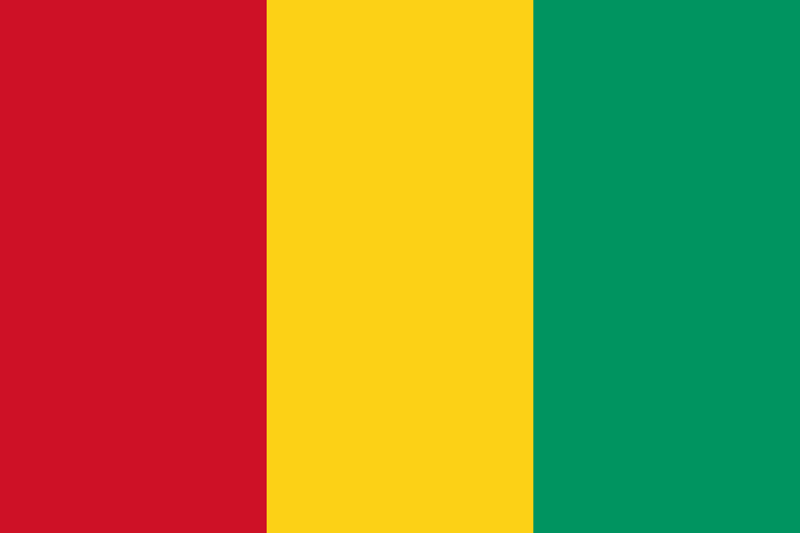 Set complet drapeau Guinée équatoriale