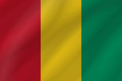 Vlag van Guinee - Golf