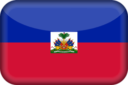 Vlag van Haïti - 3D