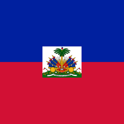 Drapeau d'Haïti - Carré