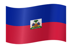Vlag van Haïti - Golvend