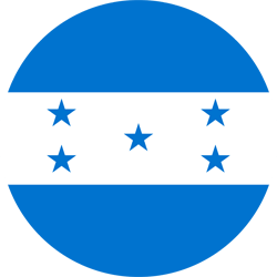 Drapeau du Honduras - Rond