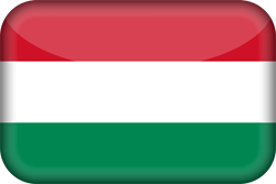Flagge von Ungarn - 3D