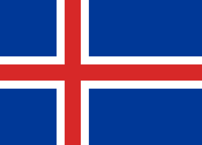 Drapeau de l'Islande - Original