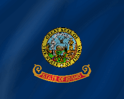 Flagge von Idaho - Welle