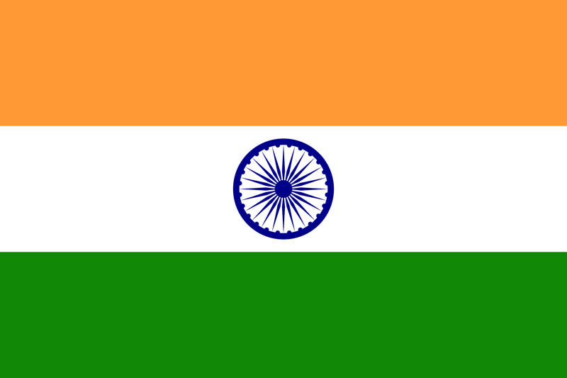 Indien Flagge Paket
