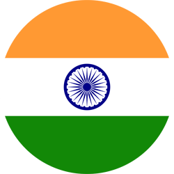 Flagge Indiens - Kreis