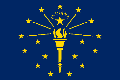 Flagge von Indiana - Original